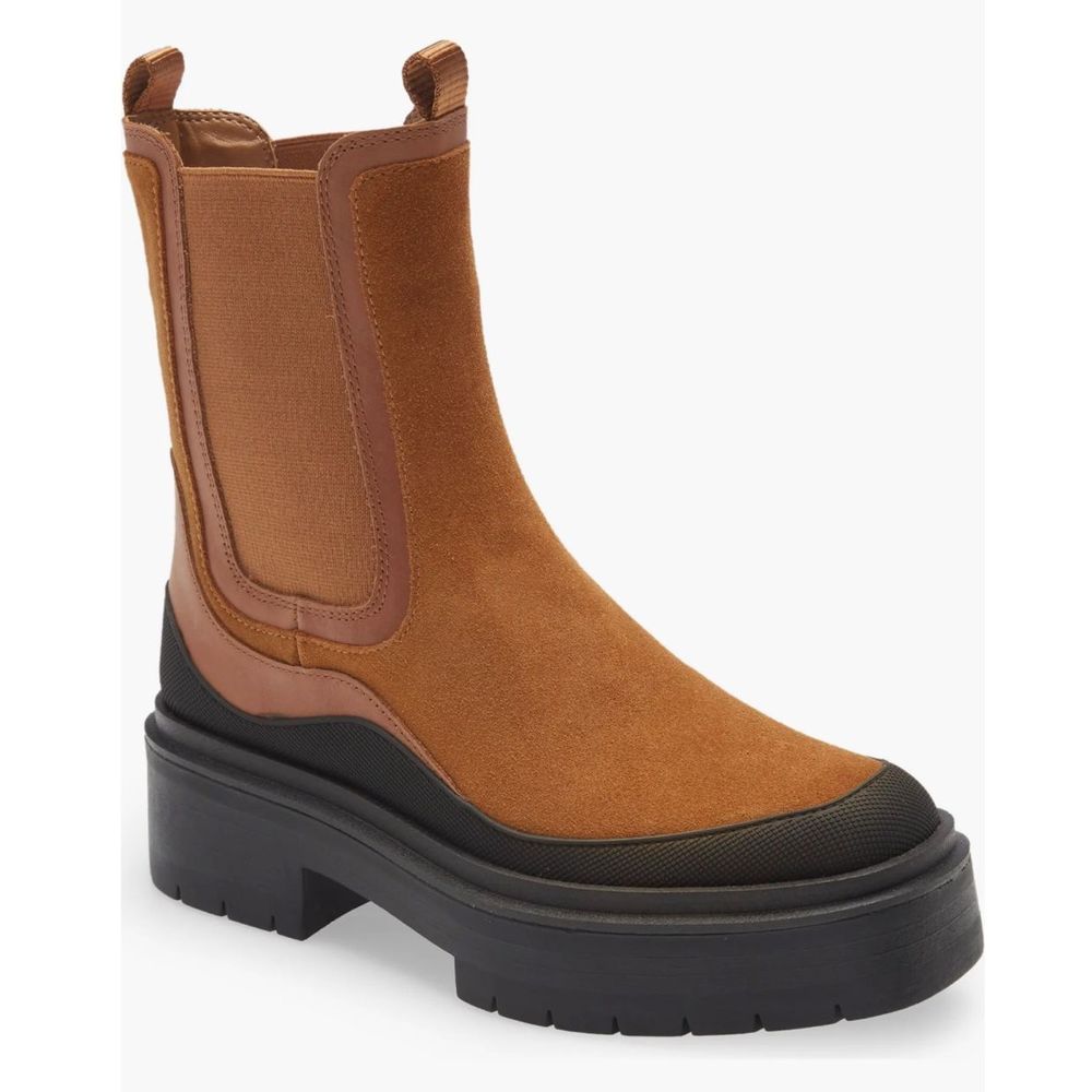 SAM EDELMAN Lulia Chelsea Suede Boots Size 6.5 NWT
